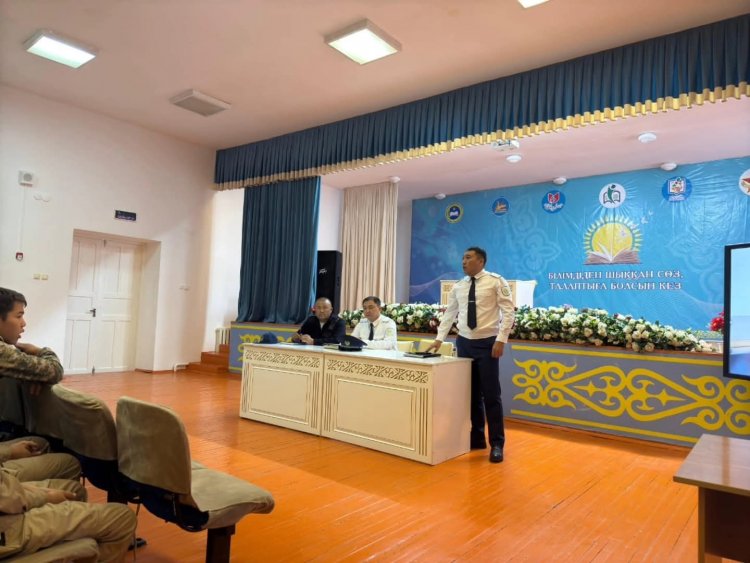 ЖАСӨСПІРІМДЕР АРАСЫНДАҒЫ ҚҰҚЫҚ БҰЗУШЫЛЫҚТЫҢ АЛДЫН АЛУ МАҚСАТЫНДА ПРОФИЛАКТИКАЛЫҚ ШАРАЛАР ҰЙЫМДАСТЫРЫЛДЫ 10.10.2025 ж